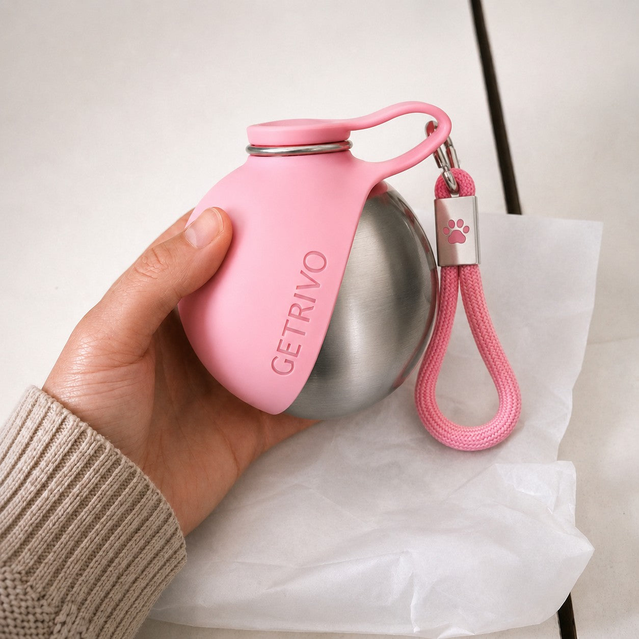 Getrivo™ 2-in 1 Dog Water Bottle