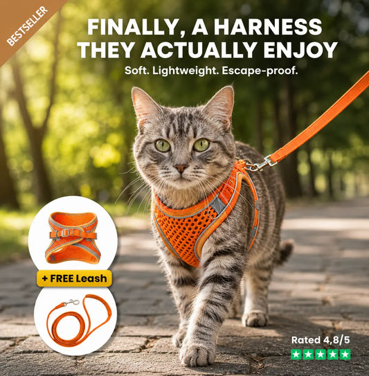 Getrivo™ Cat Harness  | Soft & Escape-Proof