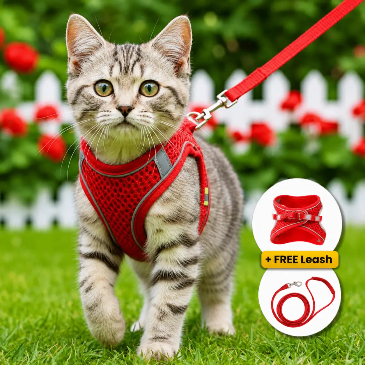 Getrivo™ Cat Harness  | Soft & Escape-Proof