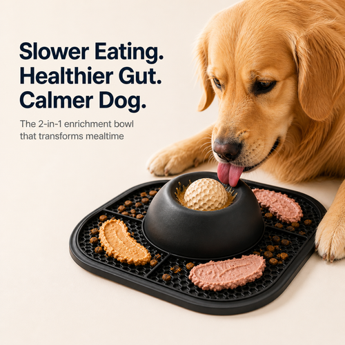Getrivo™ Slow Feeder Enrichment Bowl