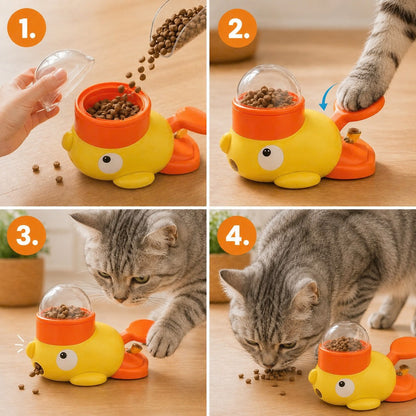 Interactive Pet Enrichment Feeder